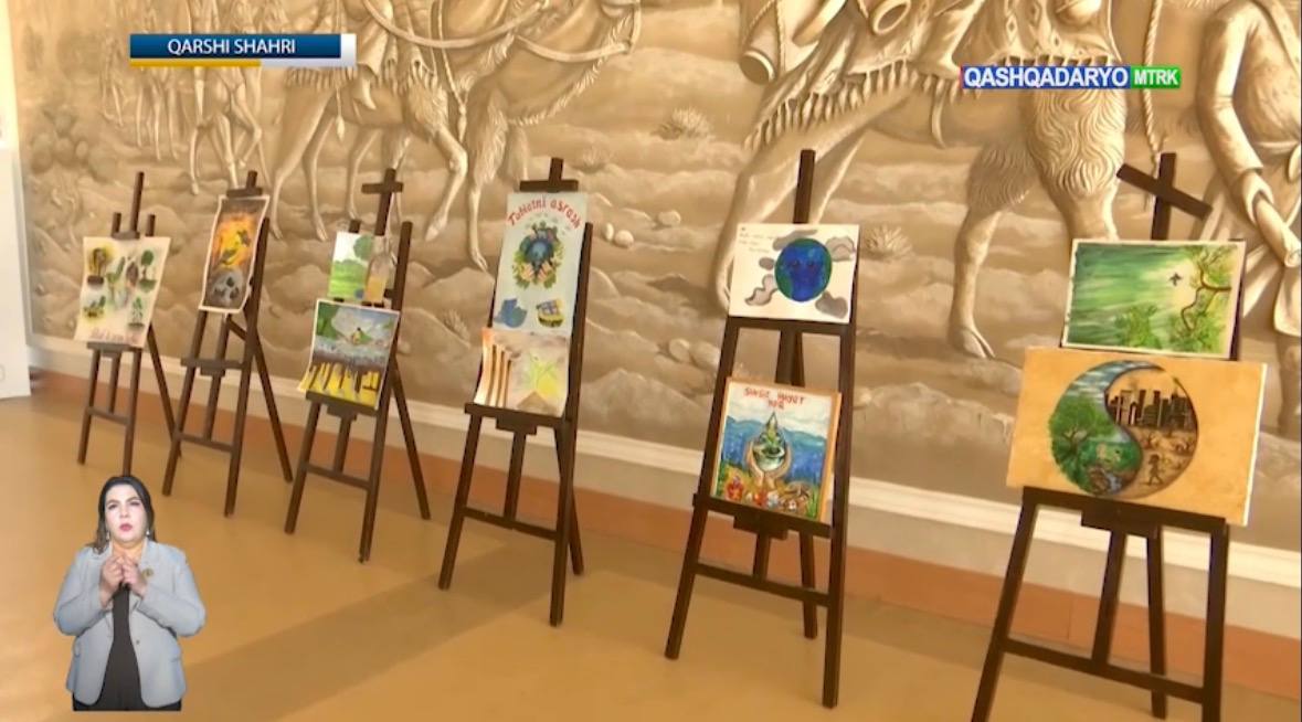 QASHQADARYO |“Tabiatni asrash insonni, Vatanni asrash demakdir!” nomli foto va tasviriy san’at asarlari targ‘iboti boʻlib oʻtdi.